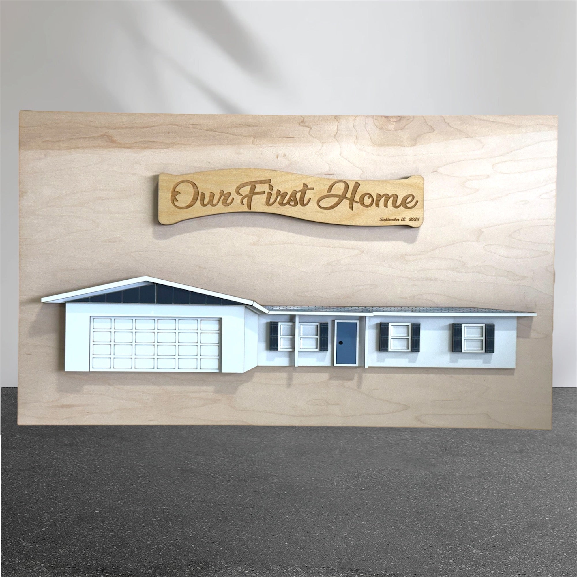 From your picture Framed 3D Custom House Portrait