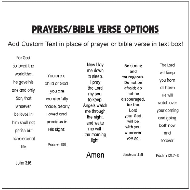 prayer verse options