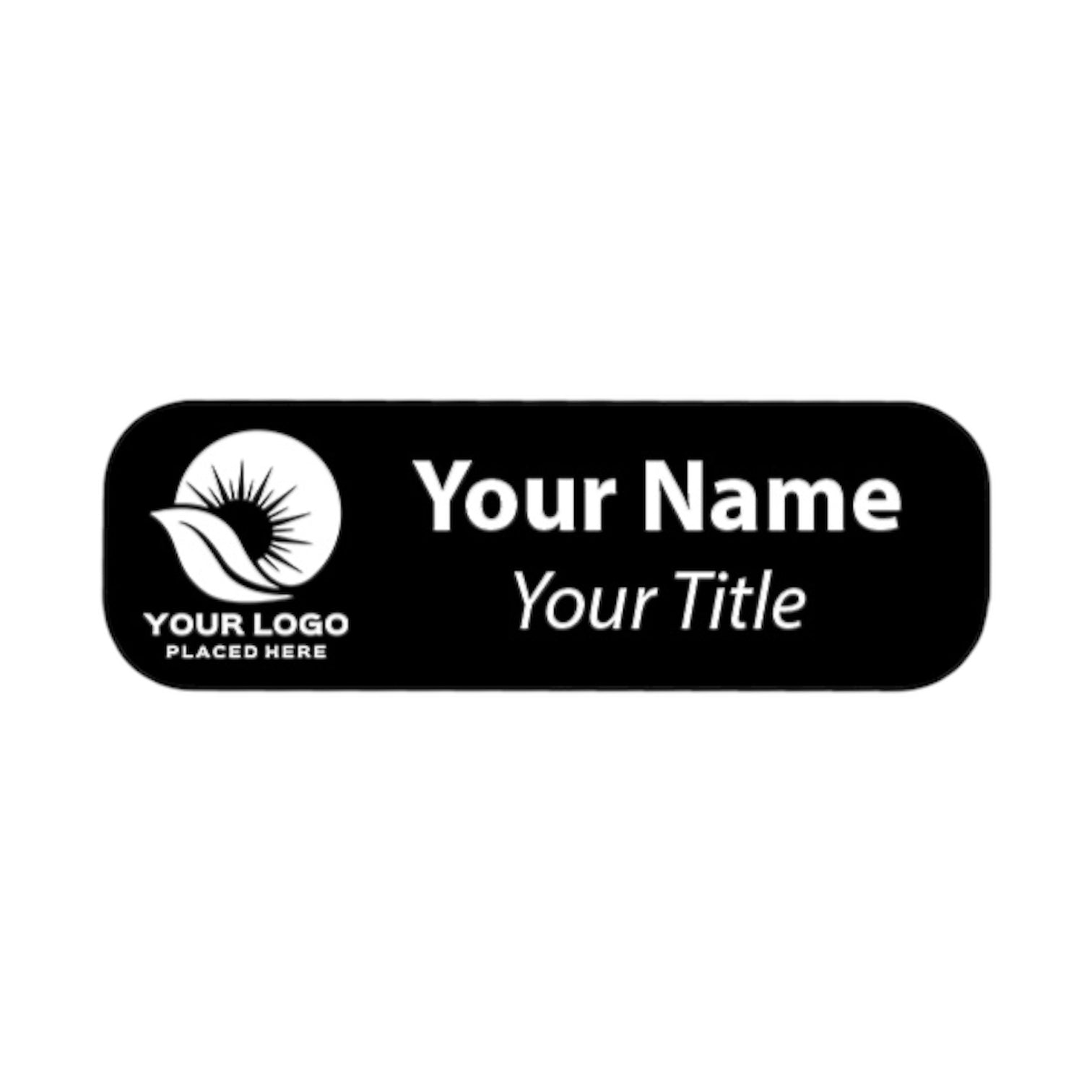 1" x 3" custom name tag 